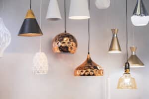 Different modern chandeliers